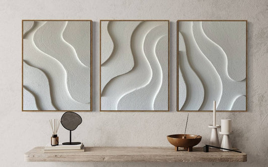 Triptico 3D en madera Mawi