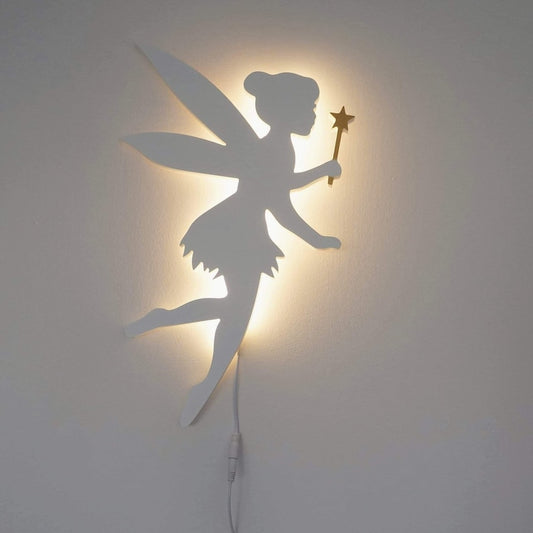 lampara de luz indirecta para niño, tinkerbell