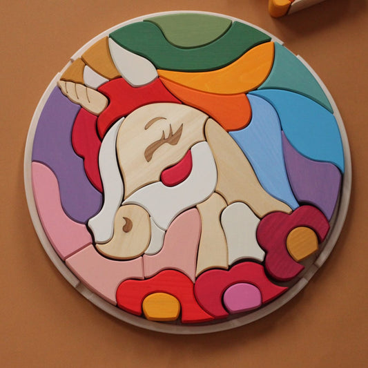 rompecabezas infantil unicornio